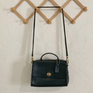 COACH vintage black leather purse